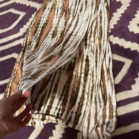 Bodycon boho Shibori tie-dye maxi with slit - Picture 4 of 10